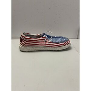 Hey Dude Wally Youth Patriotic American Flag Fats  Y3 Comfy
